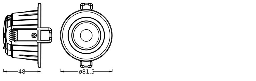 LEDVANCE Verstelbare CCT IP65 Spotlicht 5.5W - 4099854092725