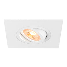 SLV Nieuwe Tria 75 XL Vierkante GU10 Inbouw Downlight Wit - 1007627