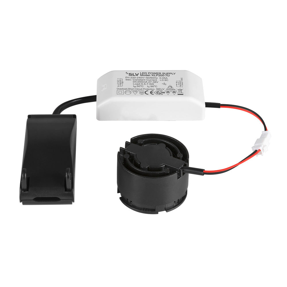 SLV Nieuwe Tria LED Inbouwmodule 2700K 38° Fase Dimbaar Zwart - 1007381