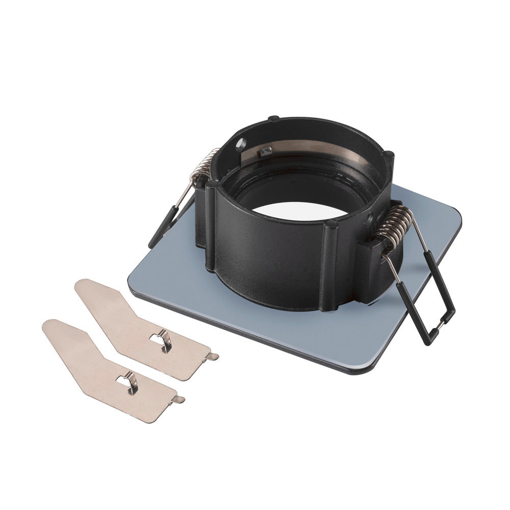 SLV Nieuwe Tria 68 Vierkante IP65 Plafondmontage Ring Zwart - 1007347