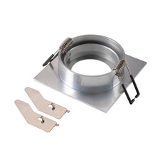 SLV Nieuwe Tria 68 Vierkante Plafondmontage Ring Aluminium - 1007330