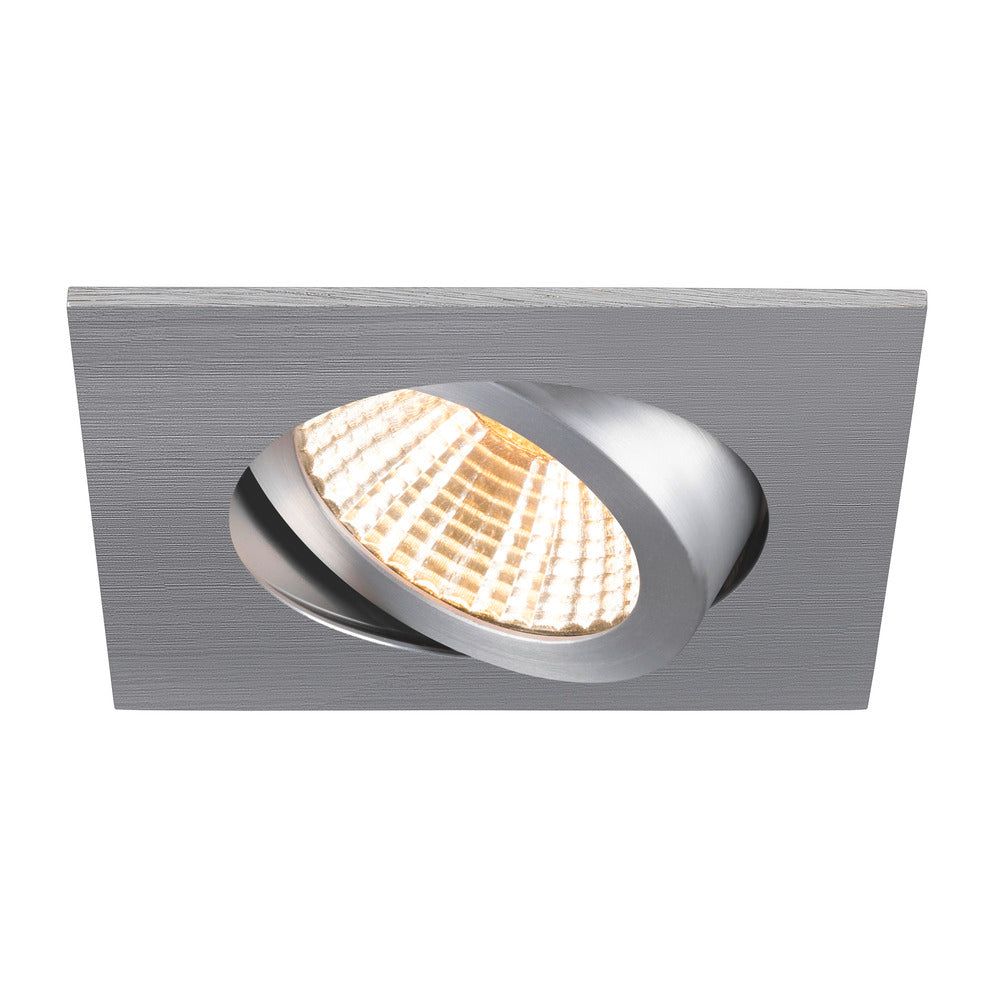 SLV Nieuwe Tria 68 Vierkante Plafondmontage Ring Aluminium - 1007330
