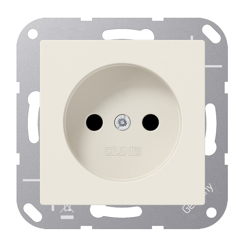 Jung A1510N Veiligheid Plus Stopcontact Zonder Aardpin - A1510N
