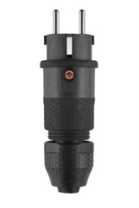 ABL Professionele IP54 Schuko Stekker Zwart 16A - 100000068