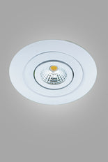 Witte Circulaire Bevestiging Ring 125mm Voor Spotlights - A22031OR