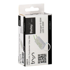 Bailey Topo Kleine 12V Led Transformator 0-50W Dimbaar - 146219