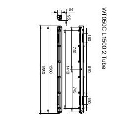 Philips Ledinaire IP65 Waterdichte LED Buizenbehuizing L1500 - 8710163366050