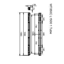 Philips Ledinaire IP65 Waterdichte LED Buishuis L1500 - 8710163366043