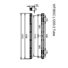 Philips Ledinaire WT050C Waterdichte LED Buishuis - 8710163366036