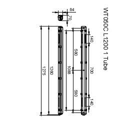 Philips Ledinaire WT050C Waterdichte LED Buishuis - 8710163366029