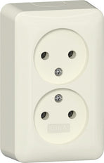 Dubbele Stopcontactdoos 16A 250V Opbouw - 479112