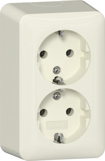 Gira Dubbele Schuko Stopcontact 16A 250V Opbouw - 478012