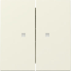 Gira Dubbele Wip Schakelaar Met Controlevenster Crème Wit - 363101