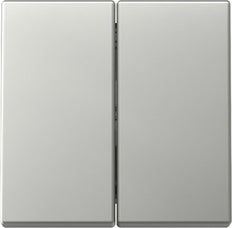 Gira System 55 Dual Stainless Steel Rocker Switch - 3295600