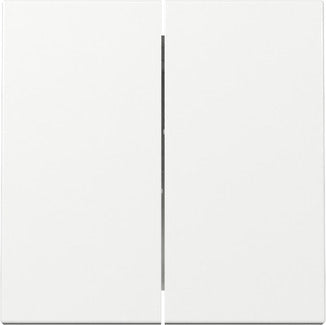 Gira Systeem 55 Dubbele Wip Schakelaar Afdekking Puur Wit - 329503