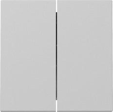 Gira Systeem 55 Dubbele Wip Schakelaar Grijs Matt - 3295015