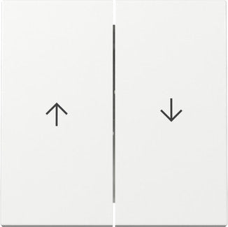 Gira Systeem 55 Dubbele Wip Schakelaar Met Pijl Symbool - 329403