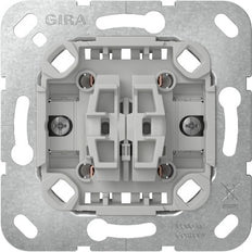 Gira 2-Gang Momentary Rocker Switch Invoegen 10A 250V - 315500