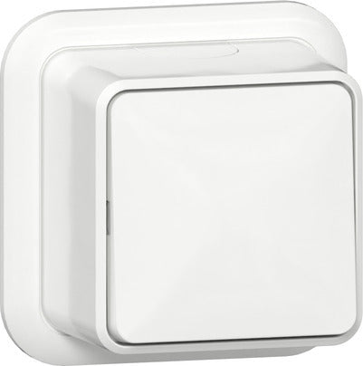 Gira Opbouw Tussen Schakelaar Puur Wit - 310711