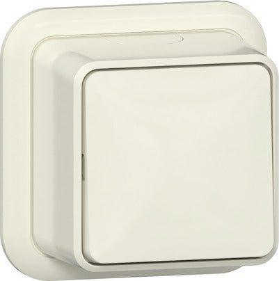 Gira Cross Tussen Schakelaar Crème Wit - 310710