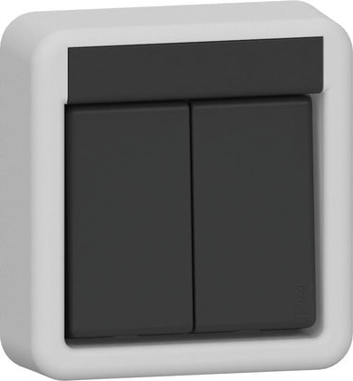 Gira Serie IP44 Wip Schakelaar Grijs - 310535