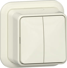 Gira Serie Opbouw Schakelaar 10A 250V Wit - 310510