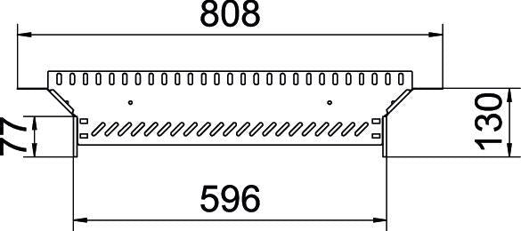 Kabelgoot T-Stuk Verbinder 60x600 Gegalvaniseerd Staal - 6042123