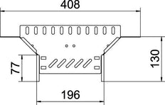 T Takconnector Voor Kabelgoot 60x200mm Staal SV - 6042115