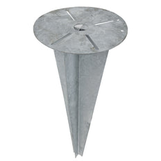 Grond Bevestiging Spike 26cm Basisplaat 55cm Diepte - 5819