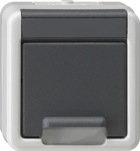 Gira Safety Plus Schokbestendige Stopcontact Met Afdekking - 441430