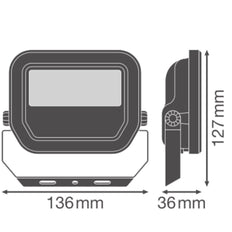 Led Floodlight 8W 4000K IP66 Multi Lumen - 4099854305665