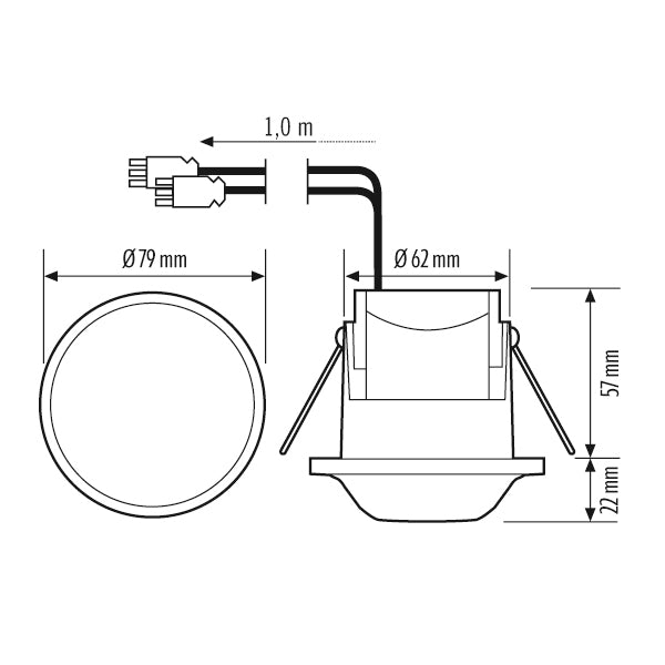 360° Plafond Bewegingsdetector Met GST Connector - EB10431814
