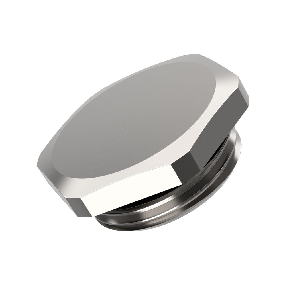 Skindicht M20 Vernikkeld Messing Blinde Plug Met O-Ring - 52103425 [5 Stuks]