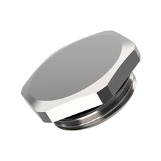 Skindicht M20 Vernikkeld Messing Blinde Plug Met O-Ring - 52103425 [5 Stuks]