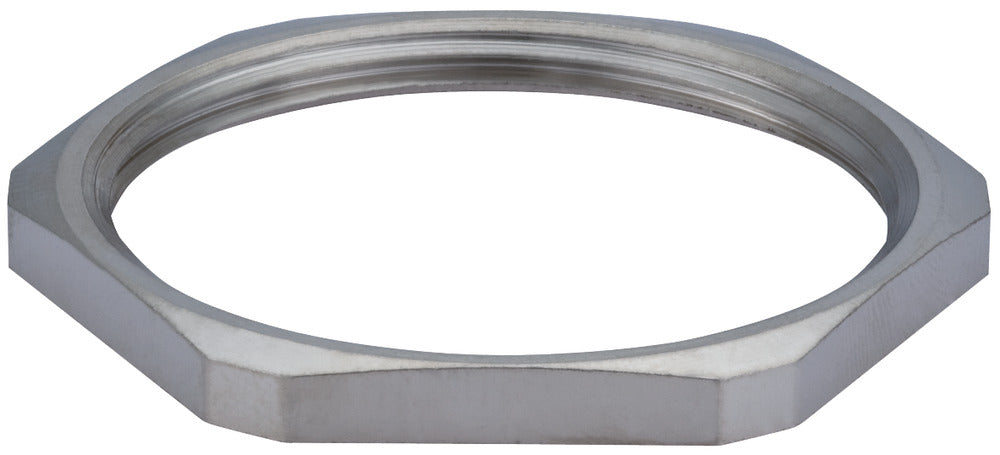 M63 Nickel Plated Brass Metric Locknut - 1161630050 [2 Pieces]