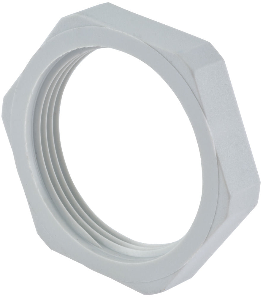 M16x1.5 Polyamide Locknut Gray Industrial Grade - 1262160050 [50 Pieces]