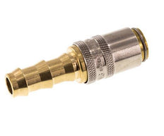 Messing DN 6 Tempereerkoppeling Snelkoppeling 9.5 mm Slangpilaar