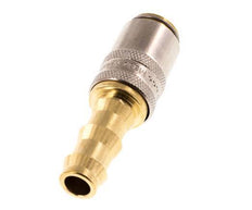 Messing DN 6 Tempereerkoppeling Snelkoppeling 9.5 mm Slangpilaar