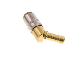 Messing DN 6 Tempereerkoppeling Snelkoppeling 9 mm Slangpilaar 45-deg
