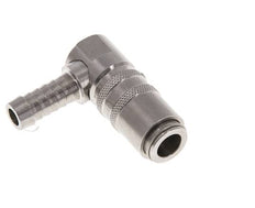 RVS DN 6 Tempereerkoppeling Snelkoppeling 9 mm Slangpilaar 90-deg