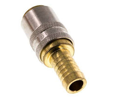 Brass DN 9 Mold Coupling Socket 13 mm Hose Pillar Unlocking Protection