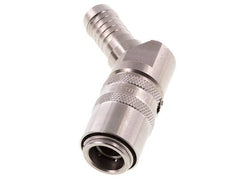 RVS DN 9 Tempereerkoppeling Snelkoppeling 13 mm Slangpilaar 45-deg
