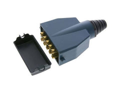 Brass Multi-coupling Plug 12x4 mm Push-in Connections