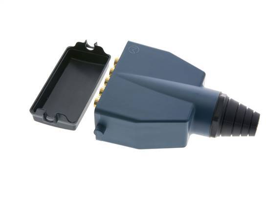 Messing Meervoudige Koppeling Insteeknippel 12x4 mm Push-in-aansluitingen