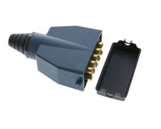 Messing Meervoudige Koppeling Insteeknippel 12x4 mm Push-in-aansluitingen