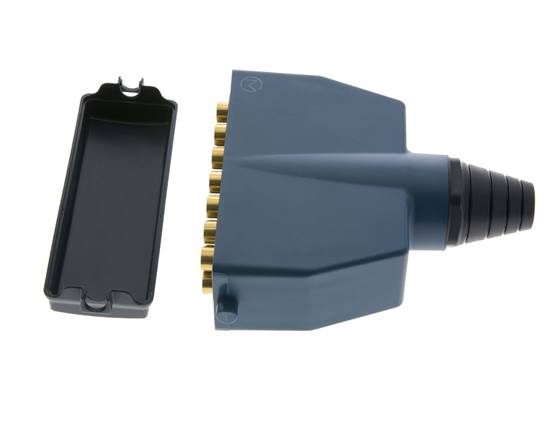 Messing Meervoudige Koppeling Insteeknippel 20x4 mm Push-in-aansluitingen