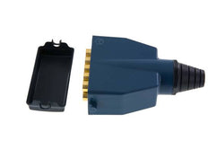 Messing Meervoudige Koppeling Insteeknippel 10x6 mm Push-in-aansluitingen
