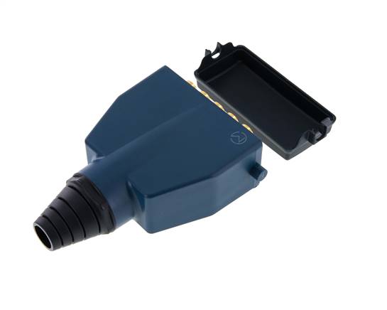 Messing Meervoudige Koppeling Insteeknippel 10x6 mm Push-in-aansluitingen