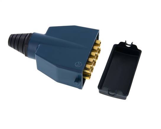 Messing Meervoudige Koppeling Insteeknippel 10x6 mm Push-in-aansluitingen