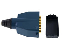 Messing Meervoudige Koppeling Insteeknippel 10x6 mm Push-in-aansluitingen
